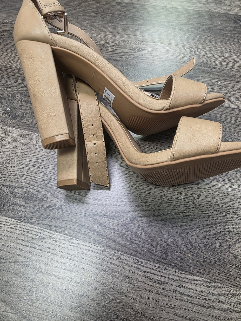 Torrid Nude Ankle Strap Sandals - Picture 5 of 6